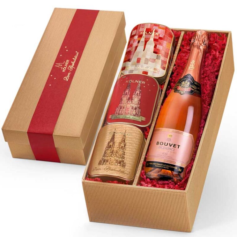 Geschenkkiste Domissimo Rot – Crémant Rosé